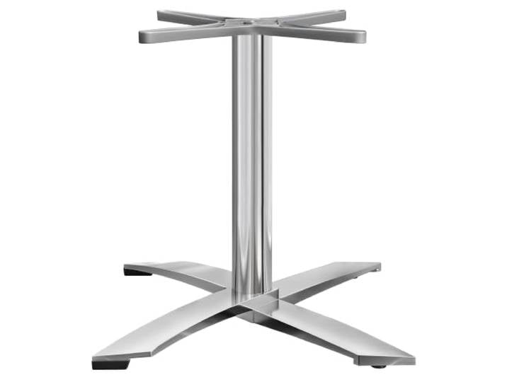 GGMMÖBEL Thiago Bistro Tischgestell 4 Fuß Fuß: Ø 60 cm Säule: 6 x 75 cm Alu Tischgestell Aluminium, Gastro Tischgestell