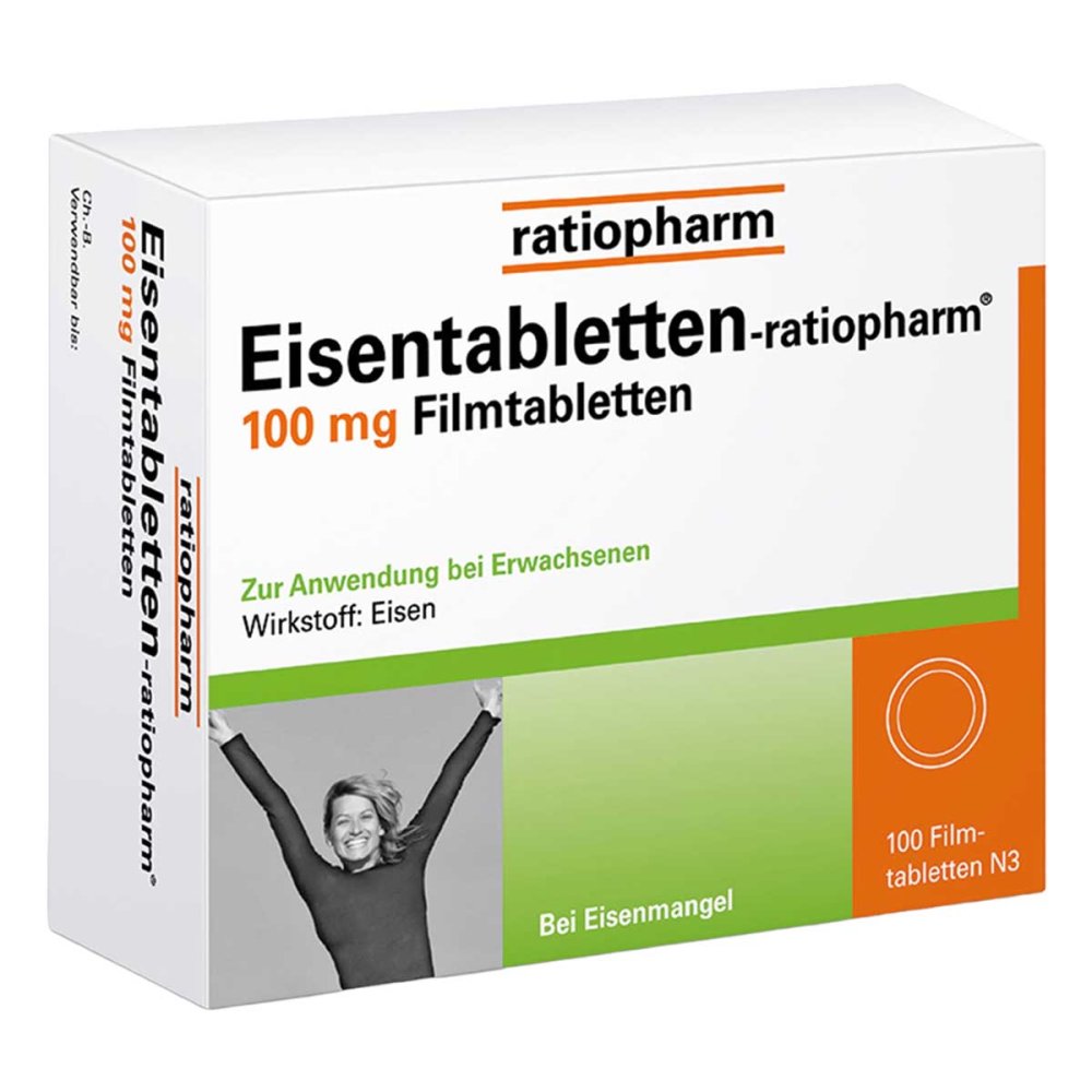 ratiopharm GmbH Eisentabletten ratiopharm 100mg 06958543