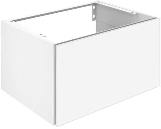 Keuco X-Line Waschtisch-Unterschrank 33151970000 65x40x49cm, Frontauszug, Dekor vulkanit matt beschichtet, Glas vulkanit matt