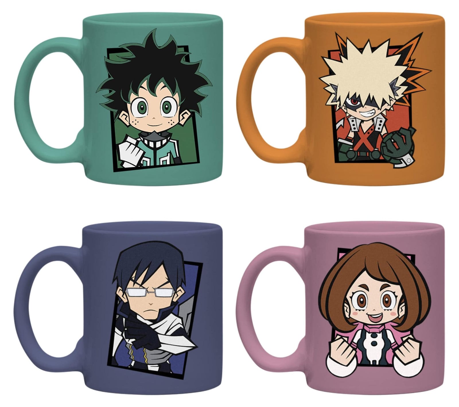 Dripio Set van 4 My Hero Academia Espressomokken van Keramiek