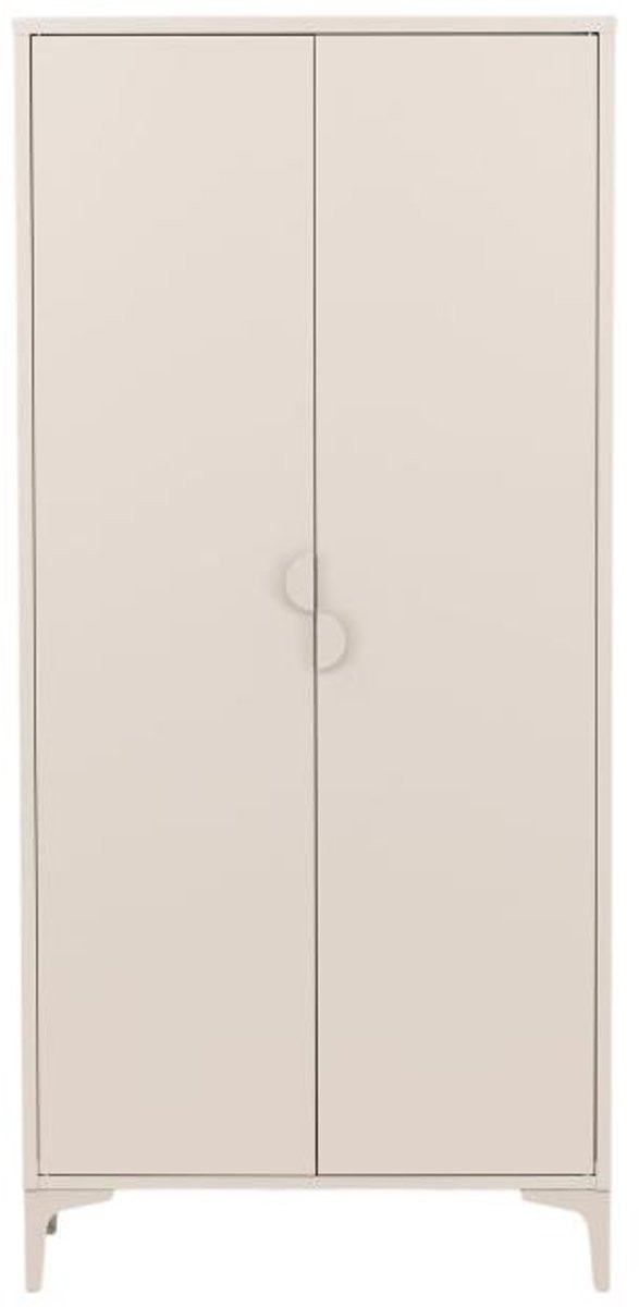 Svea Duarte kledingkast met deuren - beige - Hoogte: 183 cm