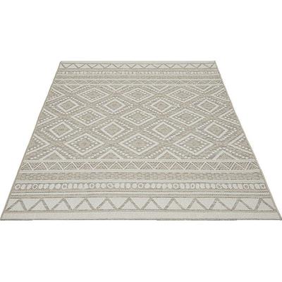 Läufer MERINOS "Ottowa 22567", beige, B:67cm H:10mm L:180cm, Polypropylen, Teppiche, Läufer