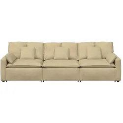 vidaXL, Sofa + Bettsofa, Damondorf (Modular Sofa)