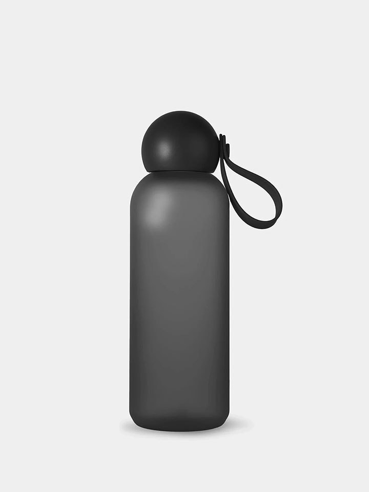 Sagaform Trinkflasche ''Tom Tom'' in Schwarz - 650 ml - onesize