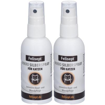 Felisept Mikro Silberspray f.Katzen 2x 2x75 ml Spray