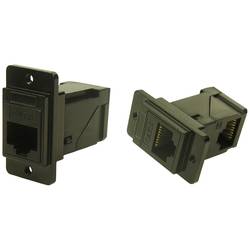 Cliff Metall Durchführungsstecker Rechtwinklig CP30752MB3 Adapter, Einbau Schwarz 1 St.