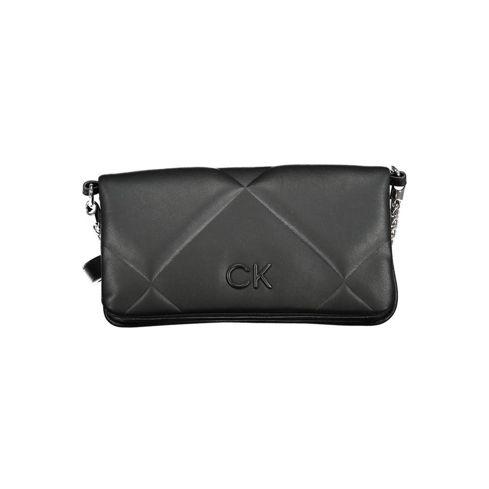 Calvin Klein Zwarte Katoenen Handtas