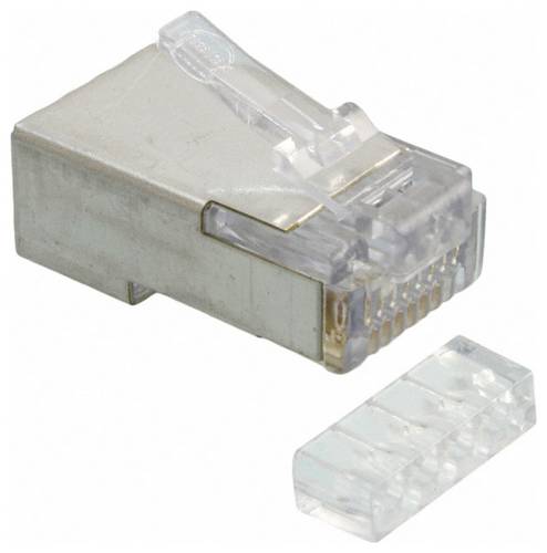 Molex Modularsteckverbinder, Cat6, RJ45-Stecker, 1 x 1 (Port), 8P8C, Cat6, Kabelmontage 44915001ecker Durchsichtig
