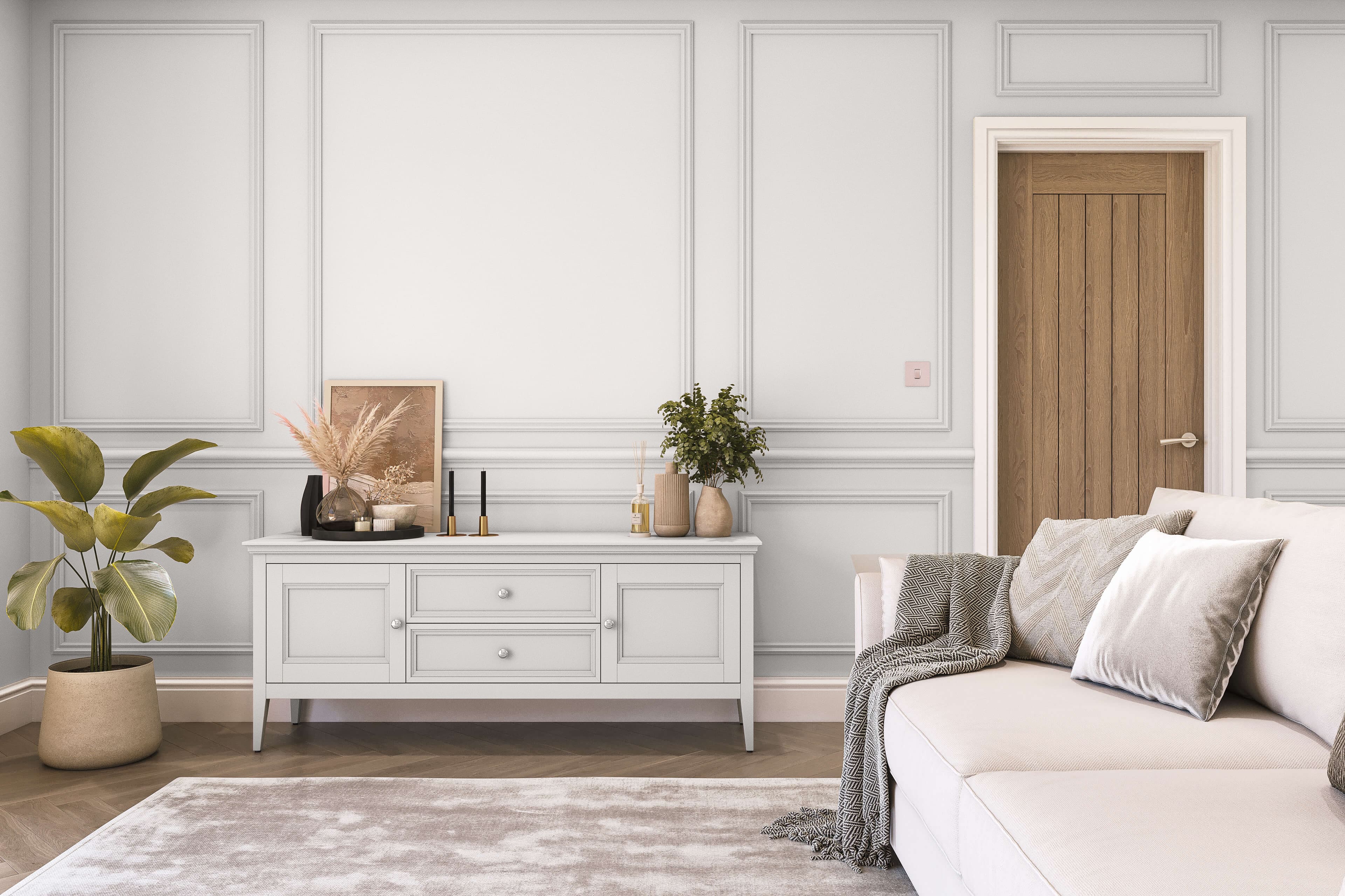 Hemway Peel and Stick Sample - Chalk Based Furniture Paint - Linen White