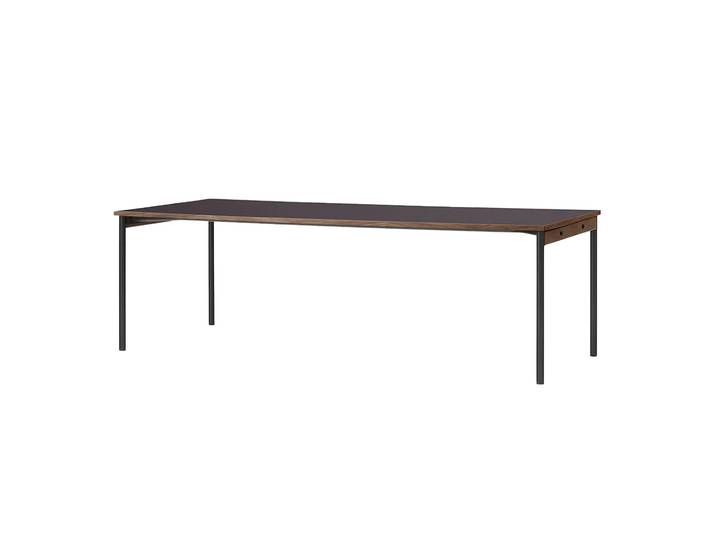 Audo Copenhagen Table de conférence Co Table 240x100cm Black, laminate terra