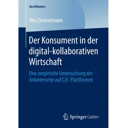 Der Konsument in der digital-kollaborativen Wirtschaft, Fachbücher von Vita Zimmermann