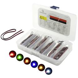 Quadrios LED-Sortiment Rot, Grün, Gelb, Blau, Weiß, Bernstein 120 ° 20 mA 3.0 V 1801O007