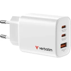 verbatim 65W USB-A, 2x USB-C Ladegerät, weiß