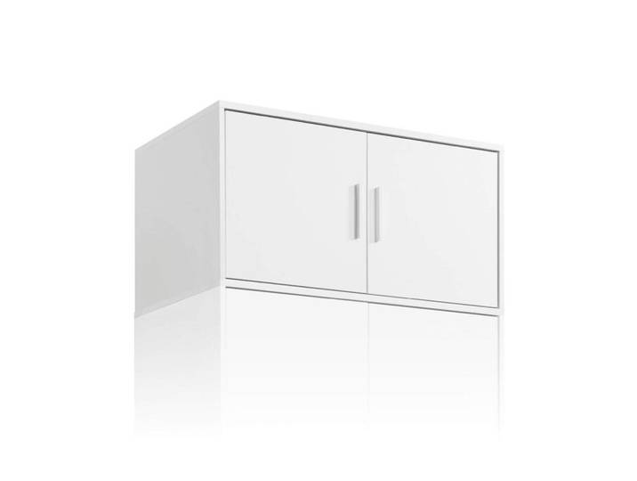 Mokebo Kleiderschrankaufsatz Der Hochstapler, Weiß, 1 Fächer, 90x47x58 cm, Schlafzimmer, Kleiderschränke, Schrankzubehör, Aufsatzschränke