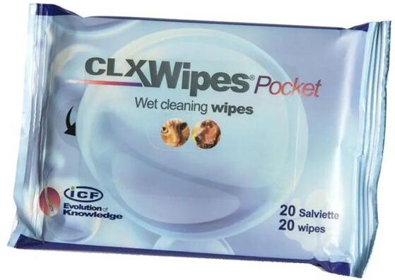 I.C.F. Icf Clorexyferm Wipes Pocket Salviette Disinfettanti Cani e Gatti 20 Pezzi