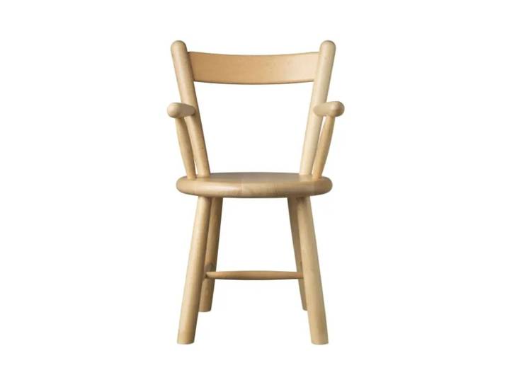 FDB Møbler Chaise d enfant P9 Beech nature lacquered'