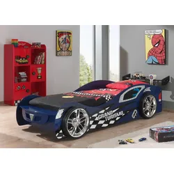Autobett Grand Turismo Rennwagen 90x200 Blau