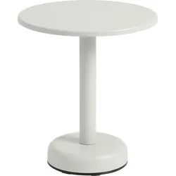 Linear Couchtisch rund 42 x 47 cm, grau