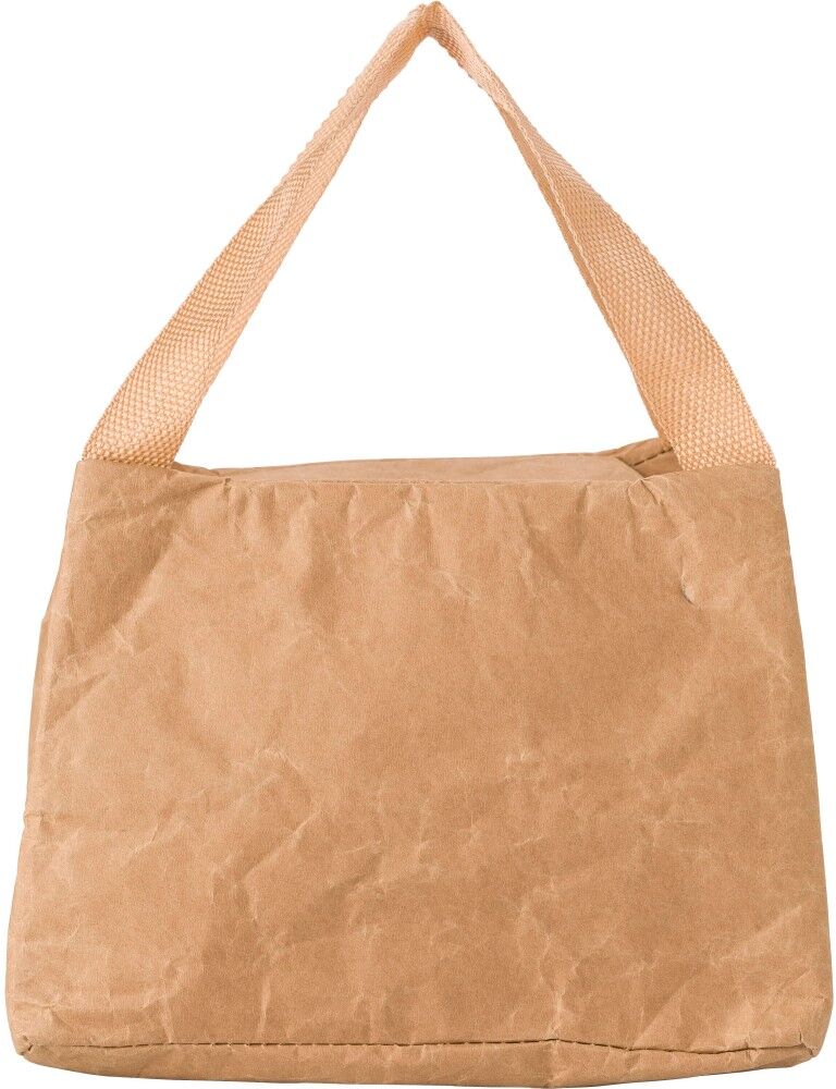 Sac personnalisé isotherme en papier laminé Callen brun