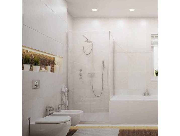 Spot encastré LED Flat II Ø 9cm Blanc/Blanc Matériau : Matière plastique Type de matière synthétique : Polycarbonate LED Module LED
