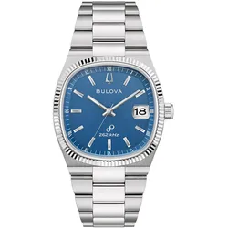 Bulova 96B440 Herrenuhr Quarz Super Seville Stahl/Blau