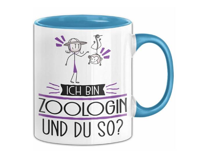 Trendation Tasse Zoologin Tasse Geschenk Ich Bin Zoologin Und Du So Geschenkidee Lust