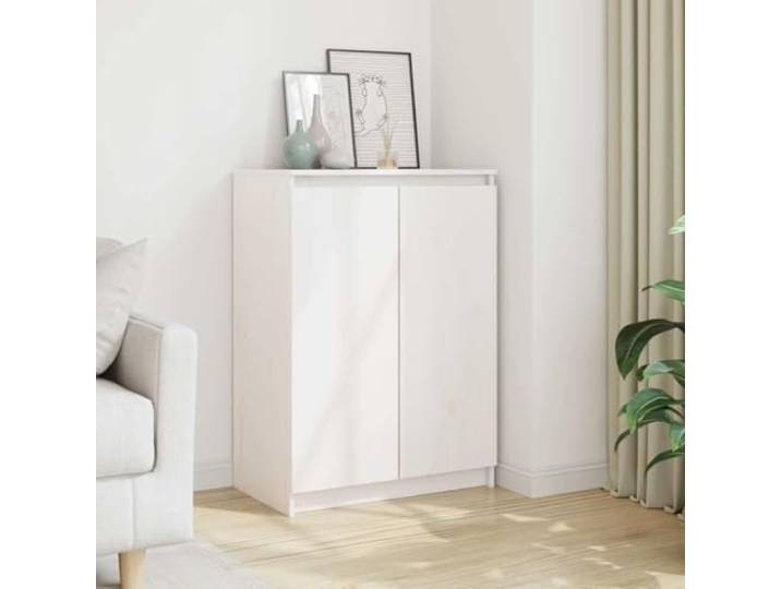 HEFZGDB Minimalistisches Holz Sideboard für Wohnzimmer aus Massivholz Kiefer mit robustem Aufbau, Beistellschrank Kiefer Holz Sideboard im minimalistischen Design bietet praktische