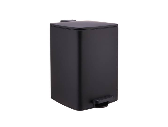 Mülleimer Küche 20L Schwarz-Silber
