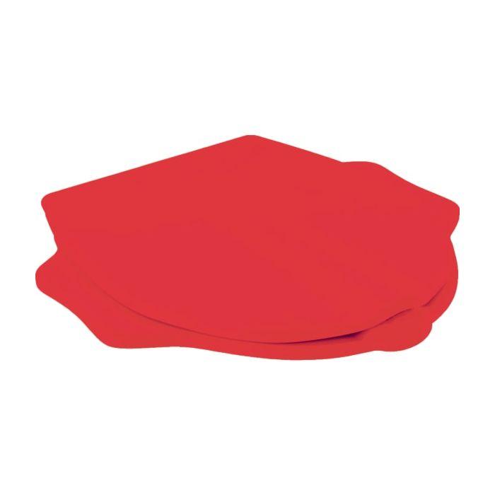 Geberit Bambini WC-Sitz 573363000 mit Stützfunktion, Schildkrötendesign, rubinrot