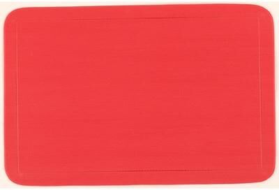 IH Casa Decor Plastic Placemat (Red) - Set of 12