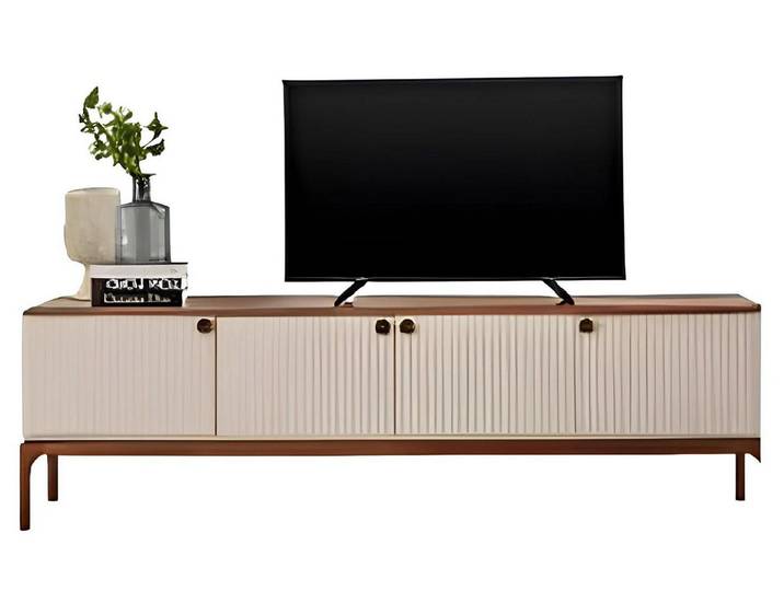 JVmoebel TV-Schrank TV-Ständer aus Holz mit Regal für Multimedia-Geräte (1-St., TV-Ständer) Made in Europa