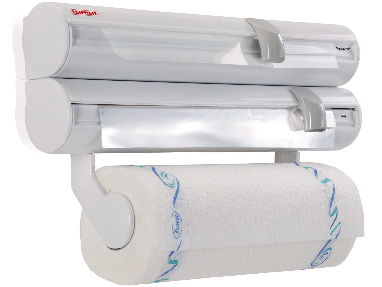 LEIFHEIT Küchenrollenhalter Rolly Mobil ComfortLine 3 Rollen weiß 25795