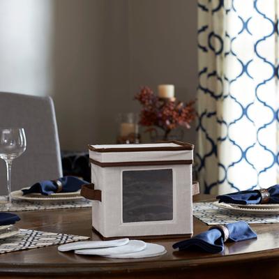 Household Essentials Plate Storage Box