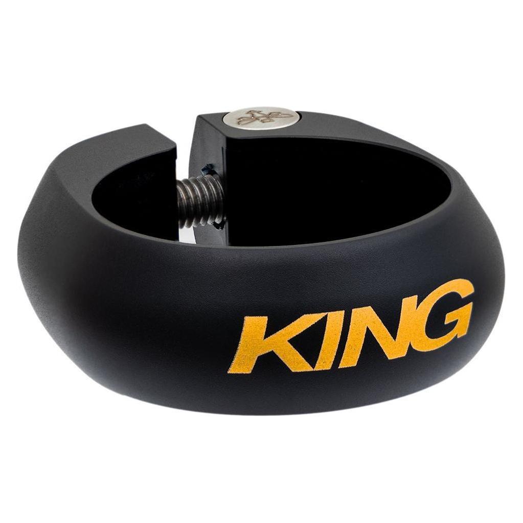 Chris King Sattelklemme, 31.8mm, two tone black/gold (52410745)