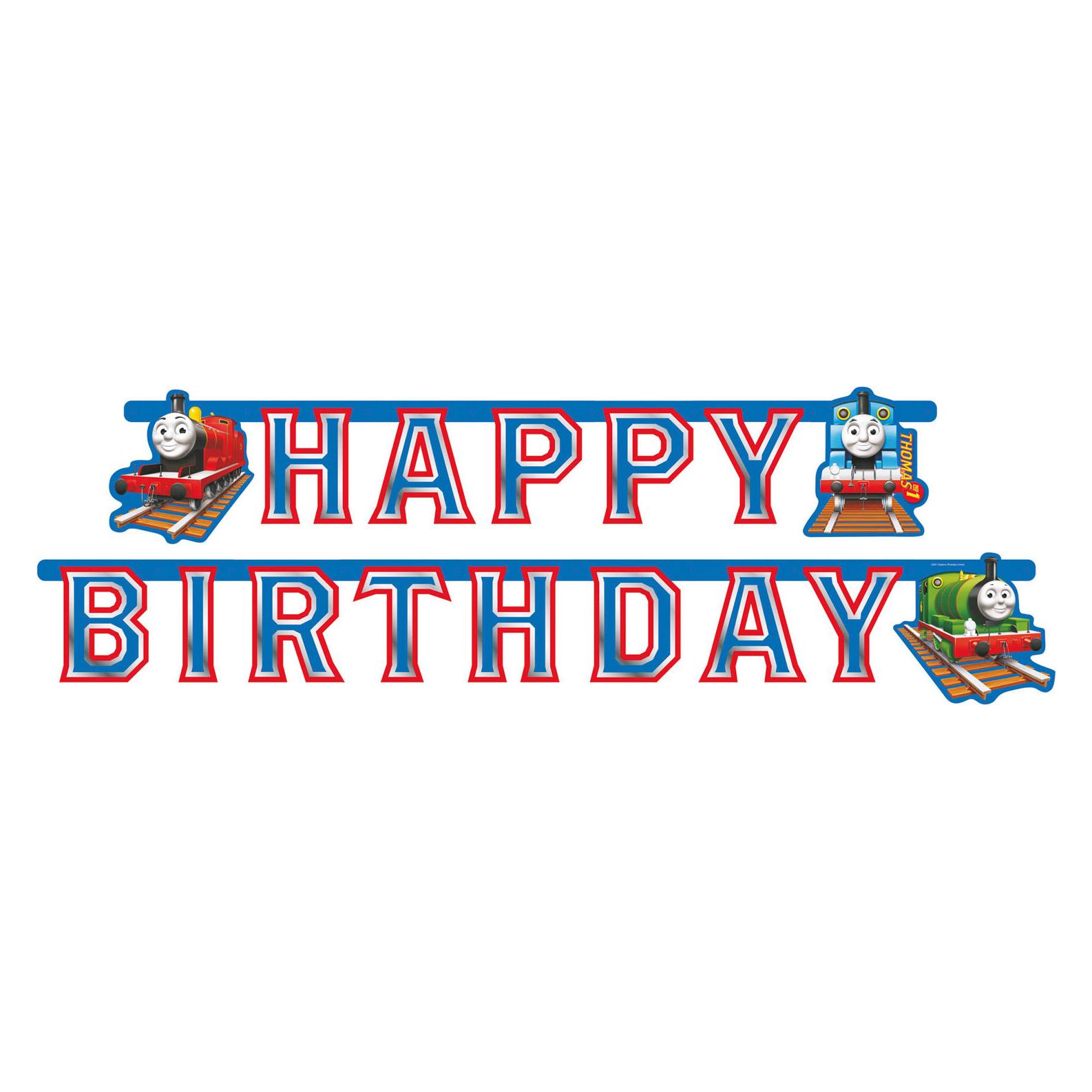 Amscan Thomas der Zug Letter Banner (10 Stk.) (552163)