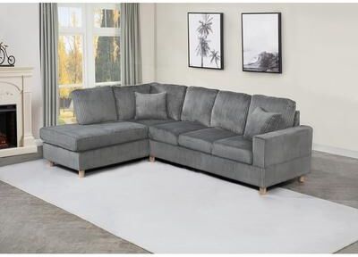 "Best Quality Furniture 3-Piece Sectional - 7'9"" x 10'6"""