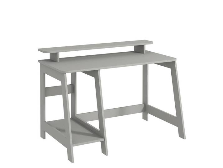 Livetastic Schreibtisch, Grau, Holzwerkstoff, 60x73x120 cm, Büromöbel, Schreibtische, Bürotische