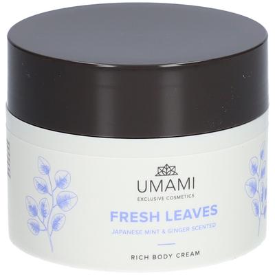 Umami Fresh Leaves Rich Body Cream Japanse Munt & Gember 250 ml Creme
