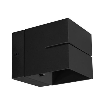 Ideus ELTON Decoratieve zwarte wandlamp G9 35W