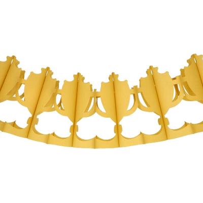Papstar Motiv-Girlande 3 m gold `Pokal` schwer entflammbar