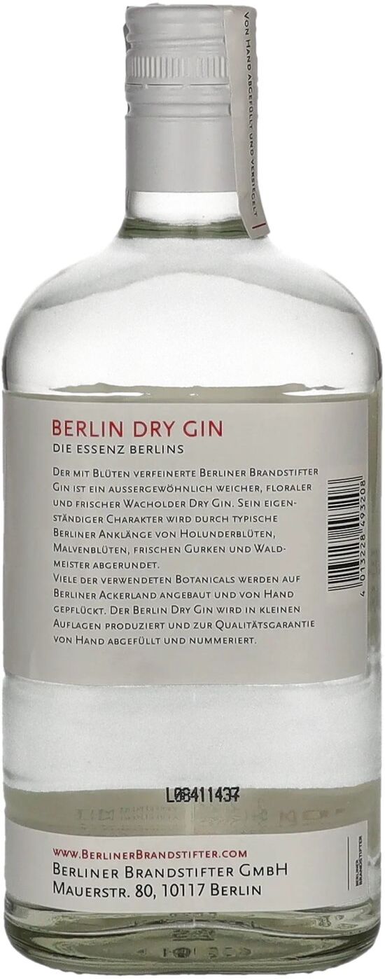 Berliner Brandstifter Berlin Dry Gin 43,3% Vol. 0,7l