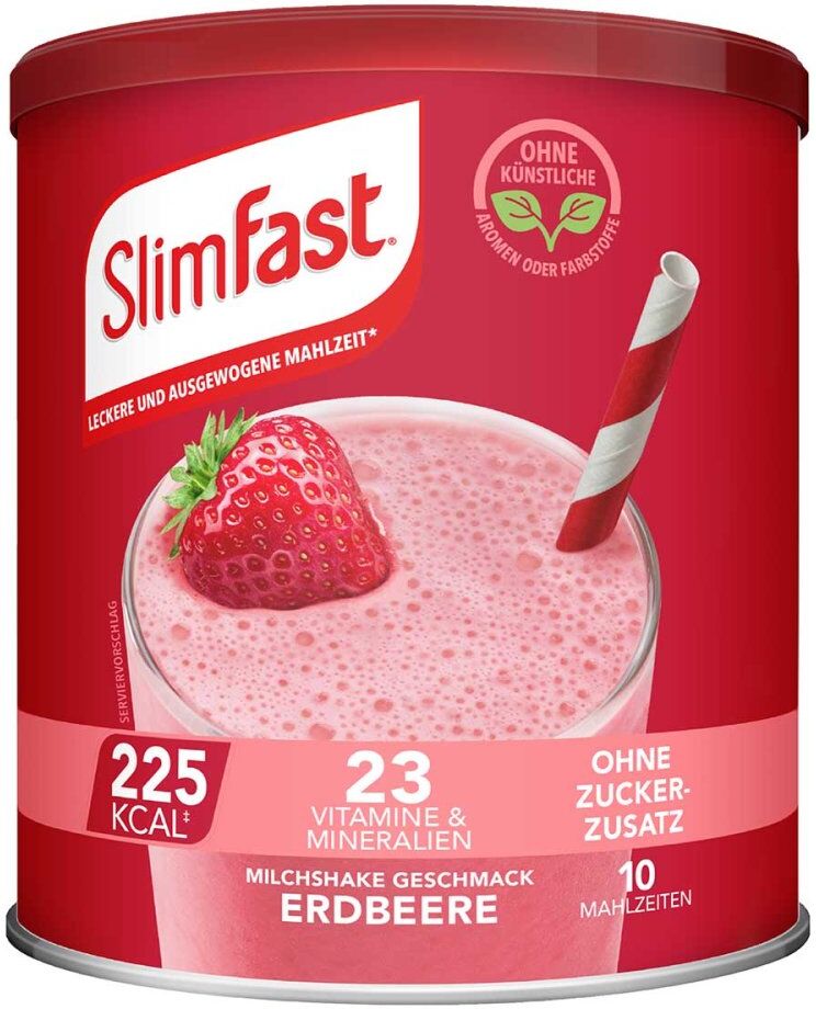 Slim Fast Pulver Erdbeere