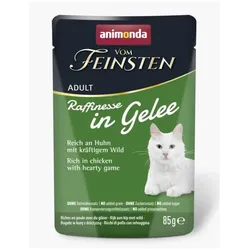 ANIMONDA Vom Feinsten Raffinesse Huhn mit Wild in Aspik 85g