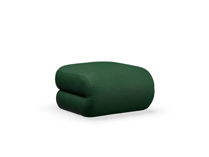 Lammhults Repose-pieds Bau Divina Mélange - vert foncé