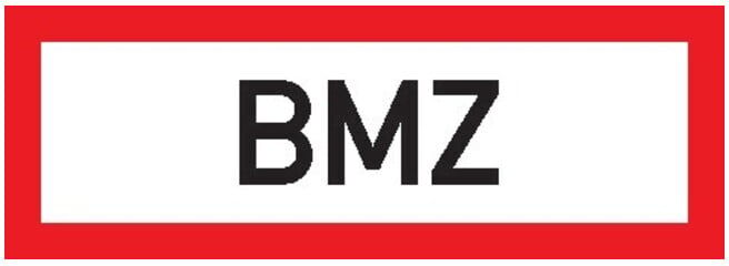 SafetyMarking Panneau de protection incendie Film B297xH105 mm Centrale incendie photoluminescent long ; wolk (21.2500)
