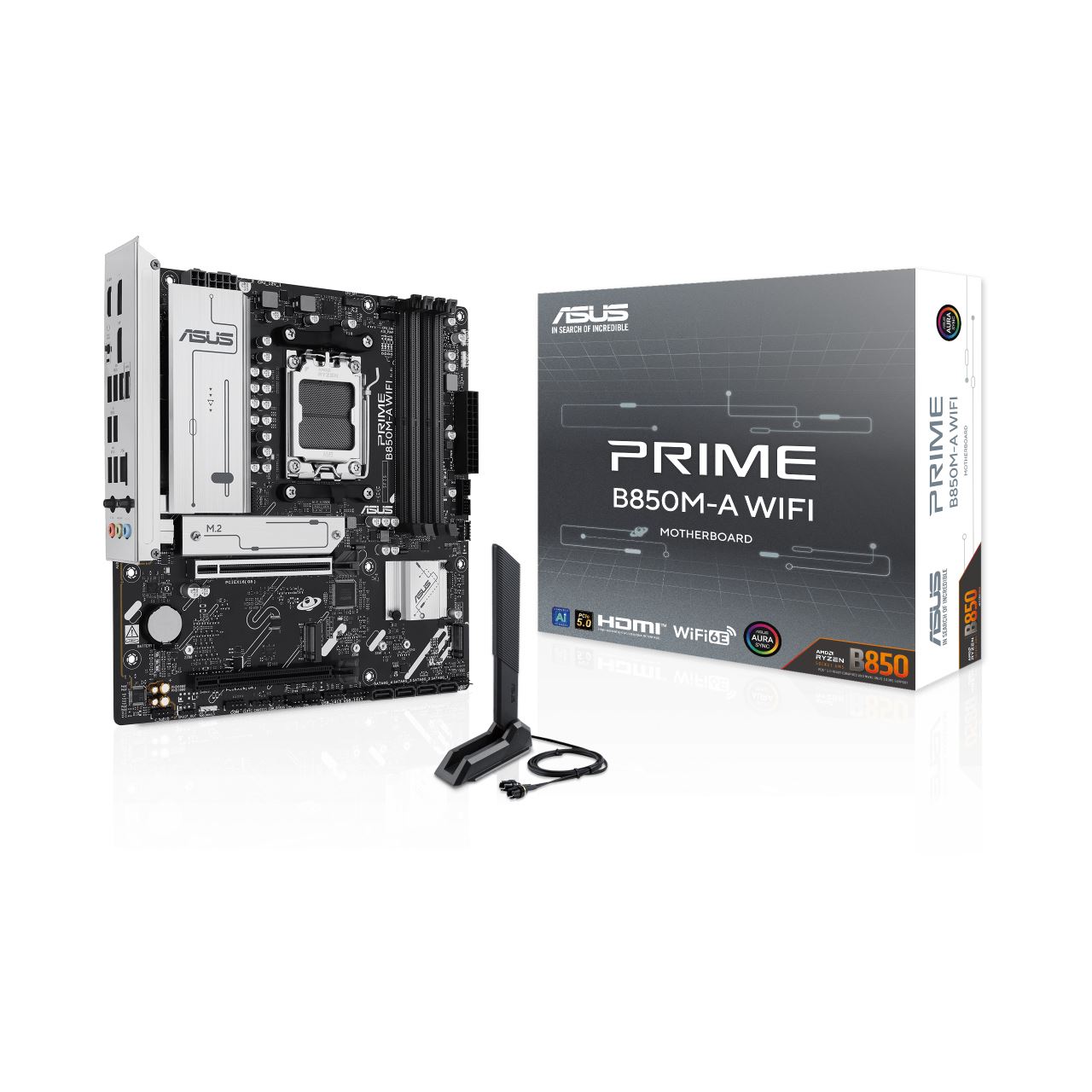 Asus Prime B850M-A WIFI AMD B850 So.AM5 DDR5 mATX Retail