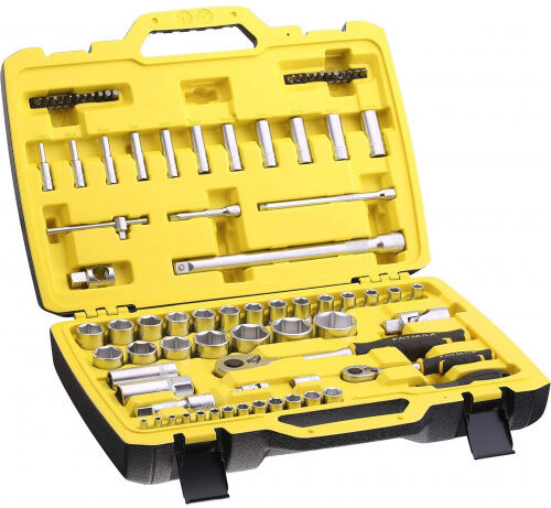 Stanley FMMT82826-1 FatMax Coffret de douilles 1/4&amp;quot; + 1/2&amp;quot; - jeu de 81 pcs
