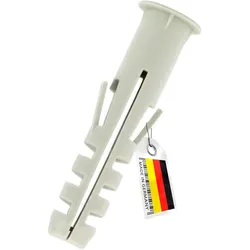 PRIOstahl Dübel Spreizdübel mit Kragen 20 Stück Größe: 8 x 40mm aus PE-Qualität