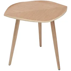 Couchtisch aus Holz in Form eines Blattes L60 cm PHYLL