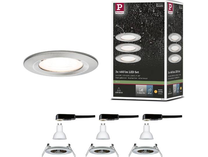 Paulmann LED Einbauleuchte Nova Basisset starr